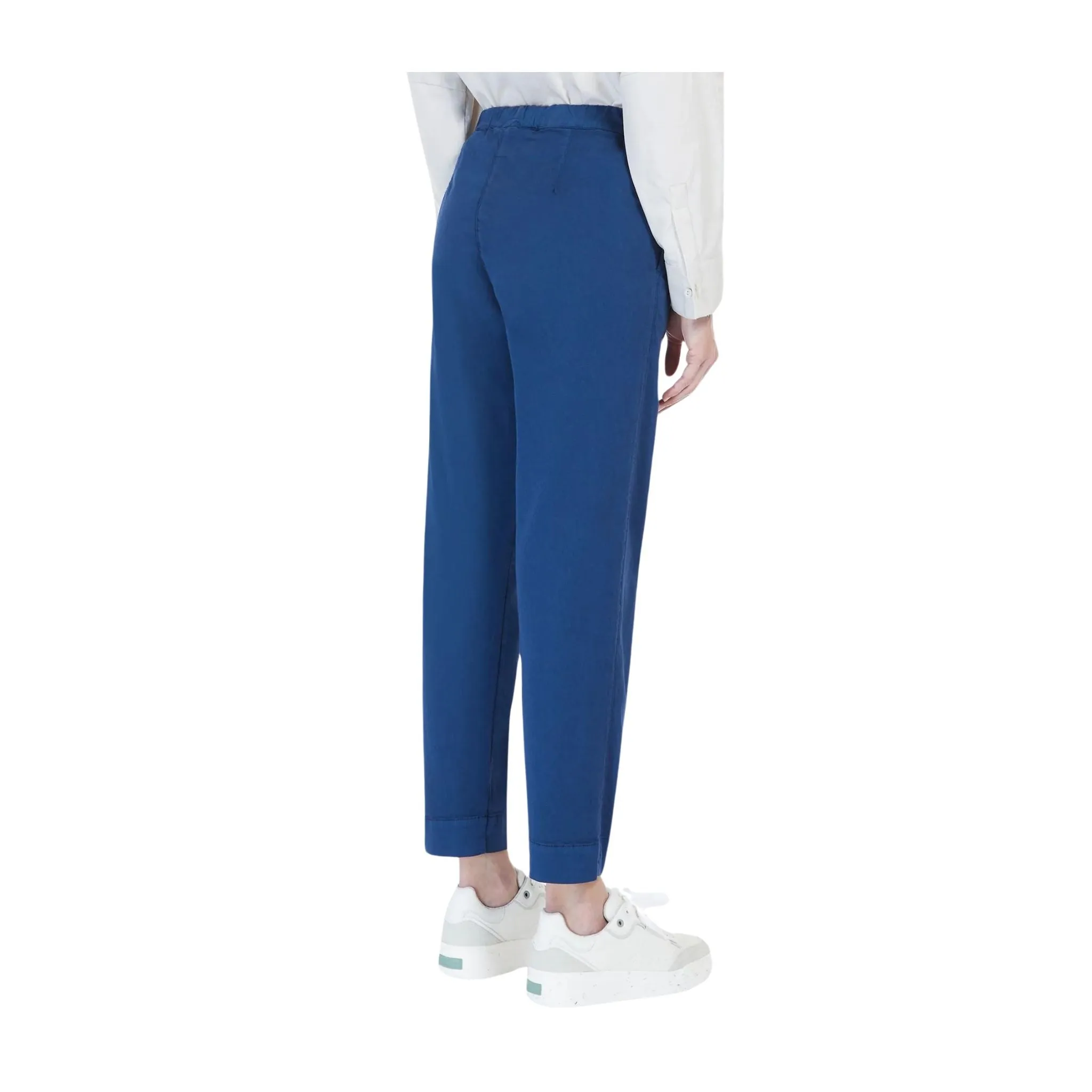 Pantalone Donna Blu con coulisse