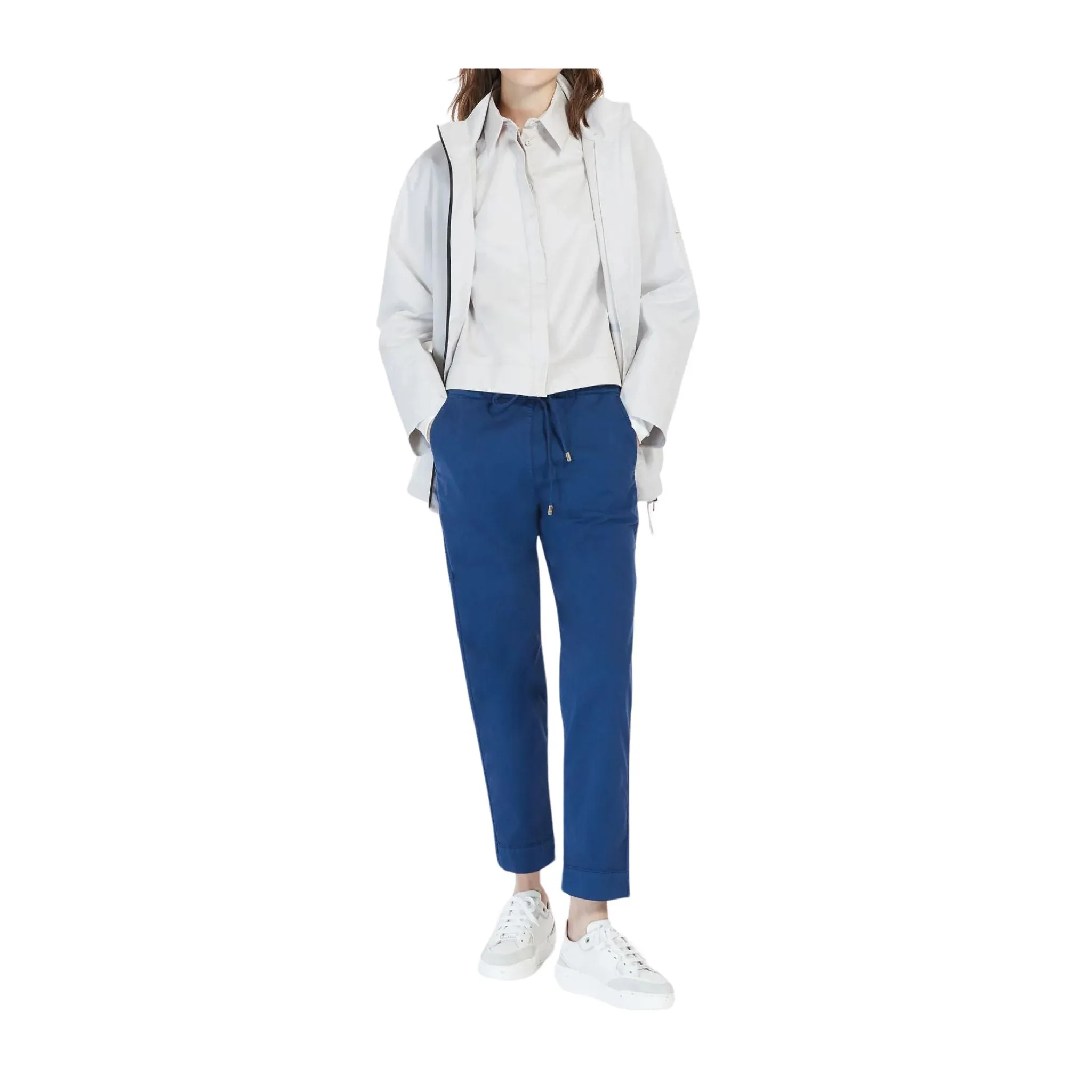 Pantalone Donna Blu con coulisse