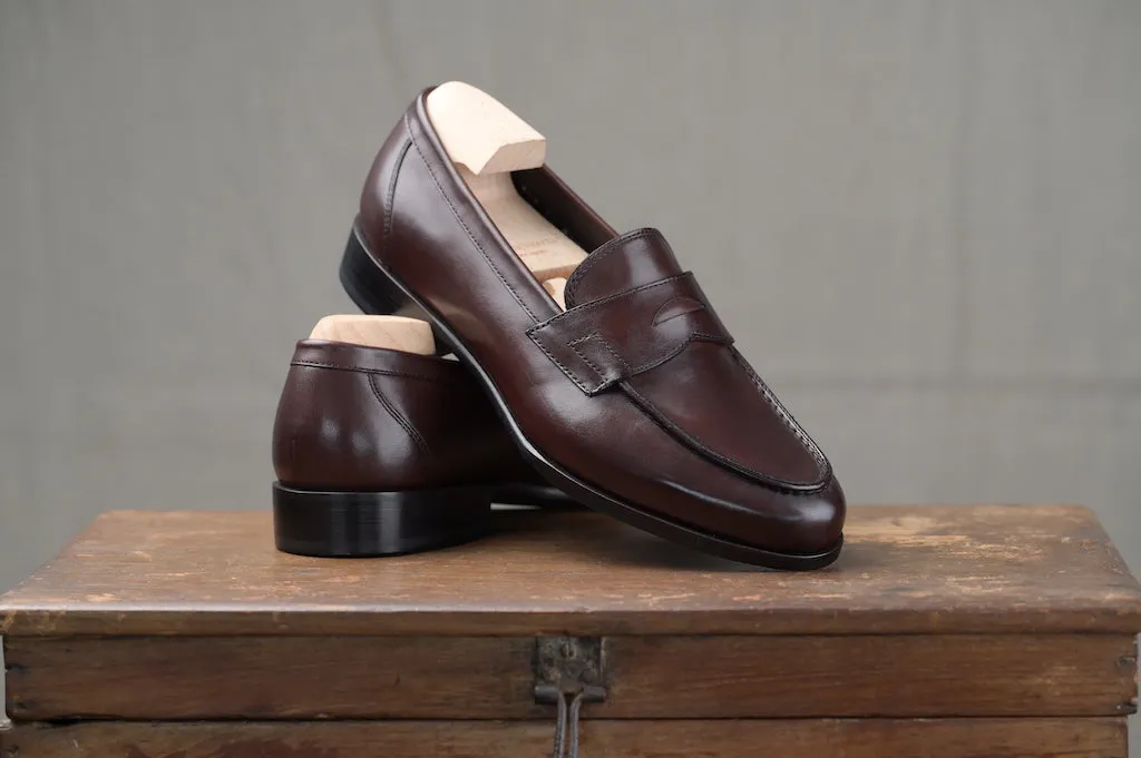 PYS II Riviera Penny Loafers (Dark Brown Calf)