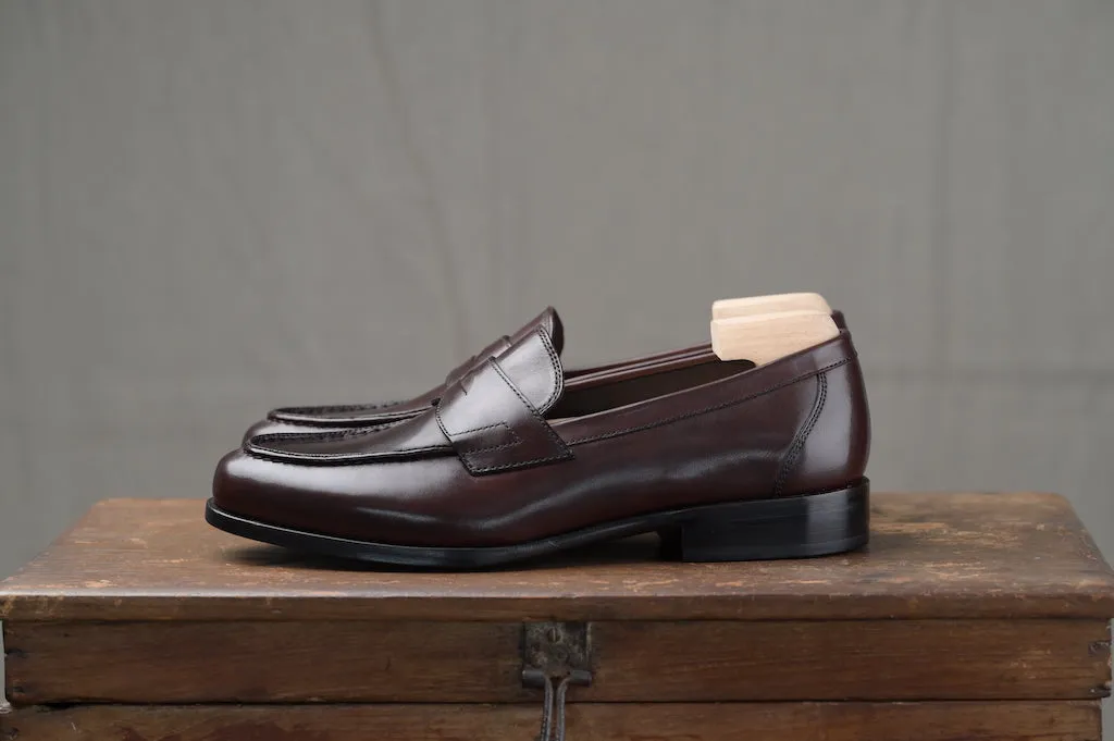 PYS II Riviera Penny Loafers (Dark Brown Calf)
