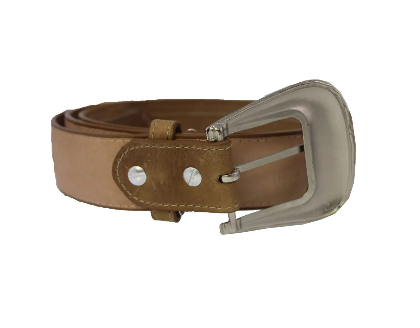 Sand #305 Western Cowboy Belt Leather - Removable Buckle