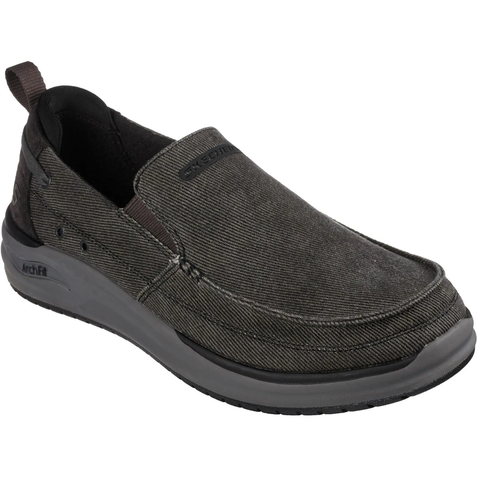 Skechers (GAR204605) Slip On Mens Arch Fit Melo Port Bow Shoes in UK 6 to 12
