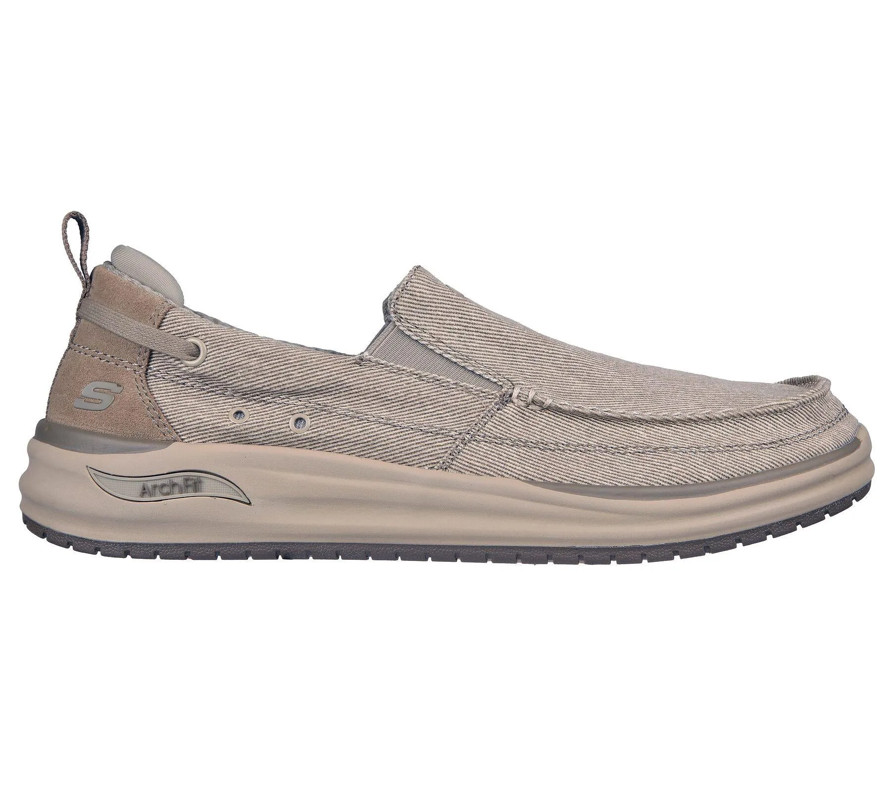Skechers (GAR204605) Slip On Mens Arch Fit Melo Port Bow Shoes in UK 6 to 12