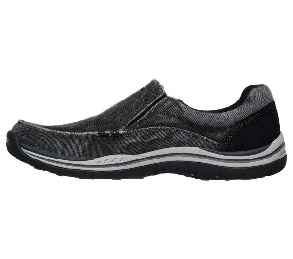 Skechers MEN RELAXED FIT: EXPECTED - AVILLO 64109 Extra Wide Fit BLACK
