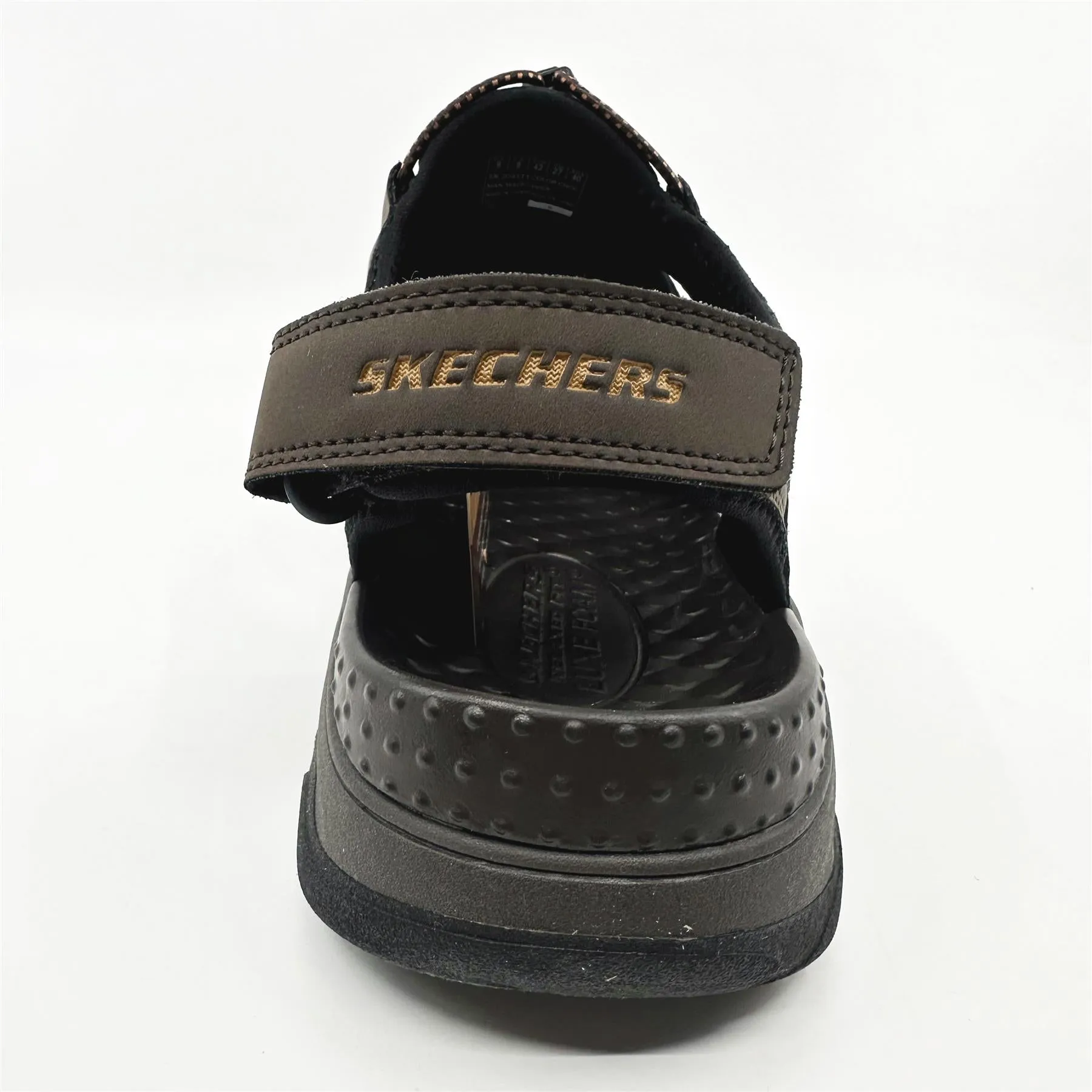 Skechers Tresmen Outseen Chocolate Brown Mens Sandal Relaxed Fit Slip-On
