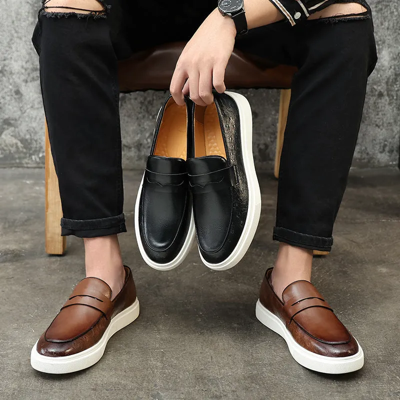 Sleek & Stylish Men's Leather Loafers