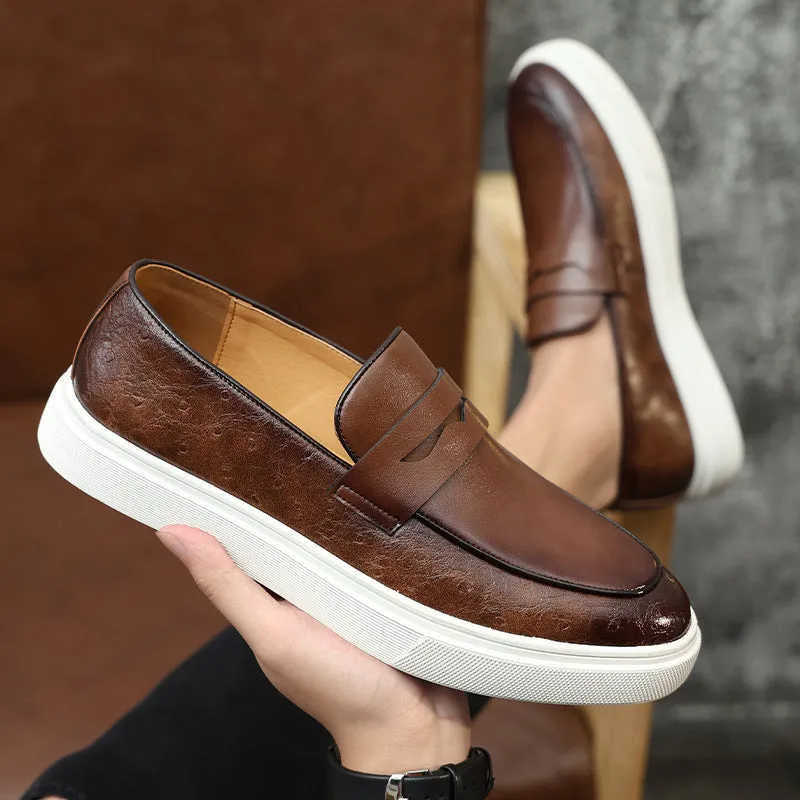Sleek & Stylish Men's Leather Loafers