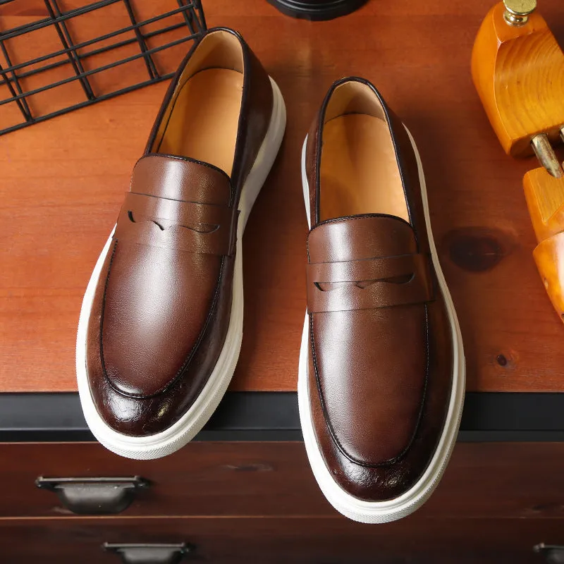 Sleek & Stylish Men's Leather Loafers