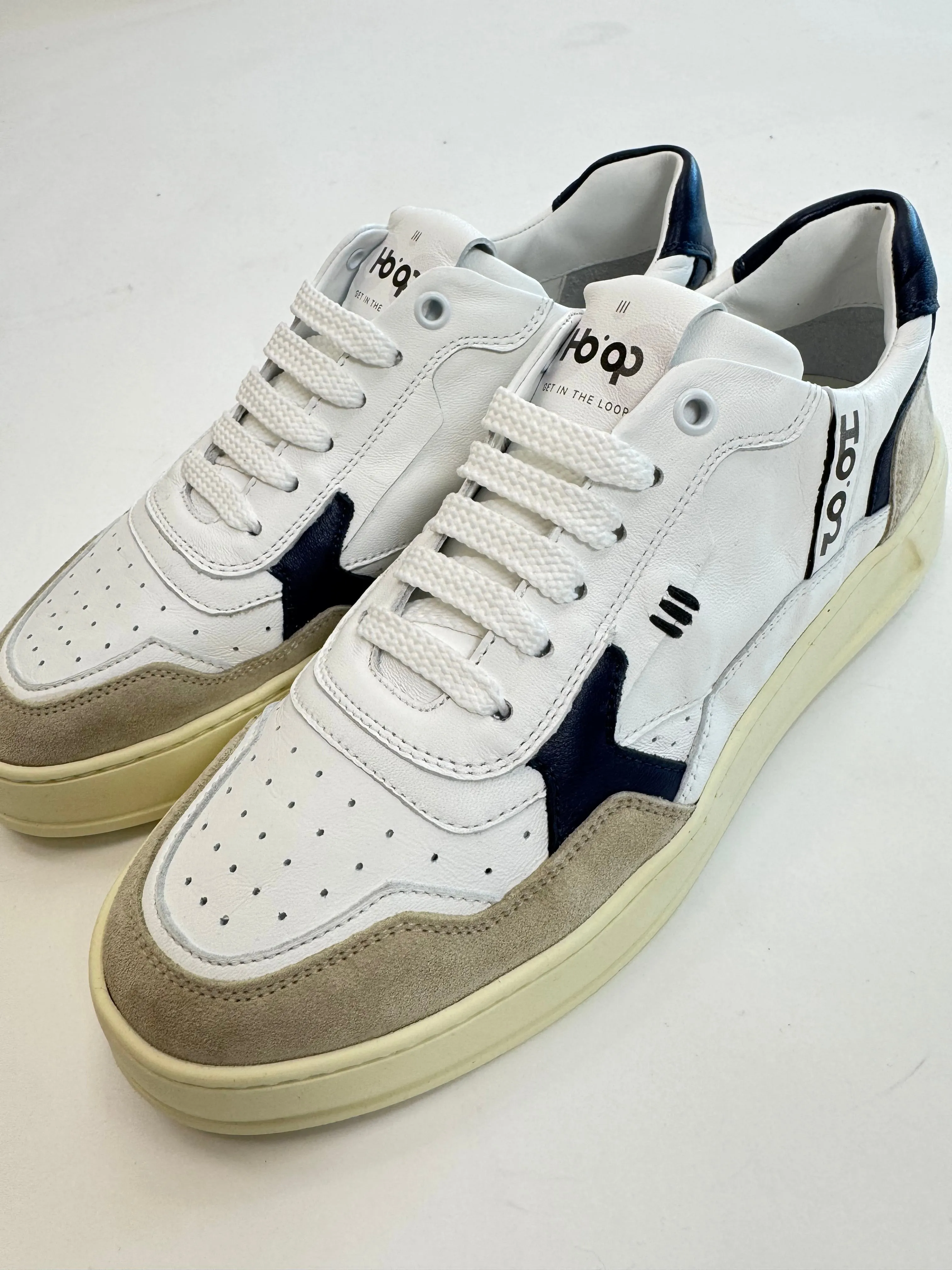 Sneaker Ho'op White Blu Navy