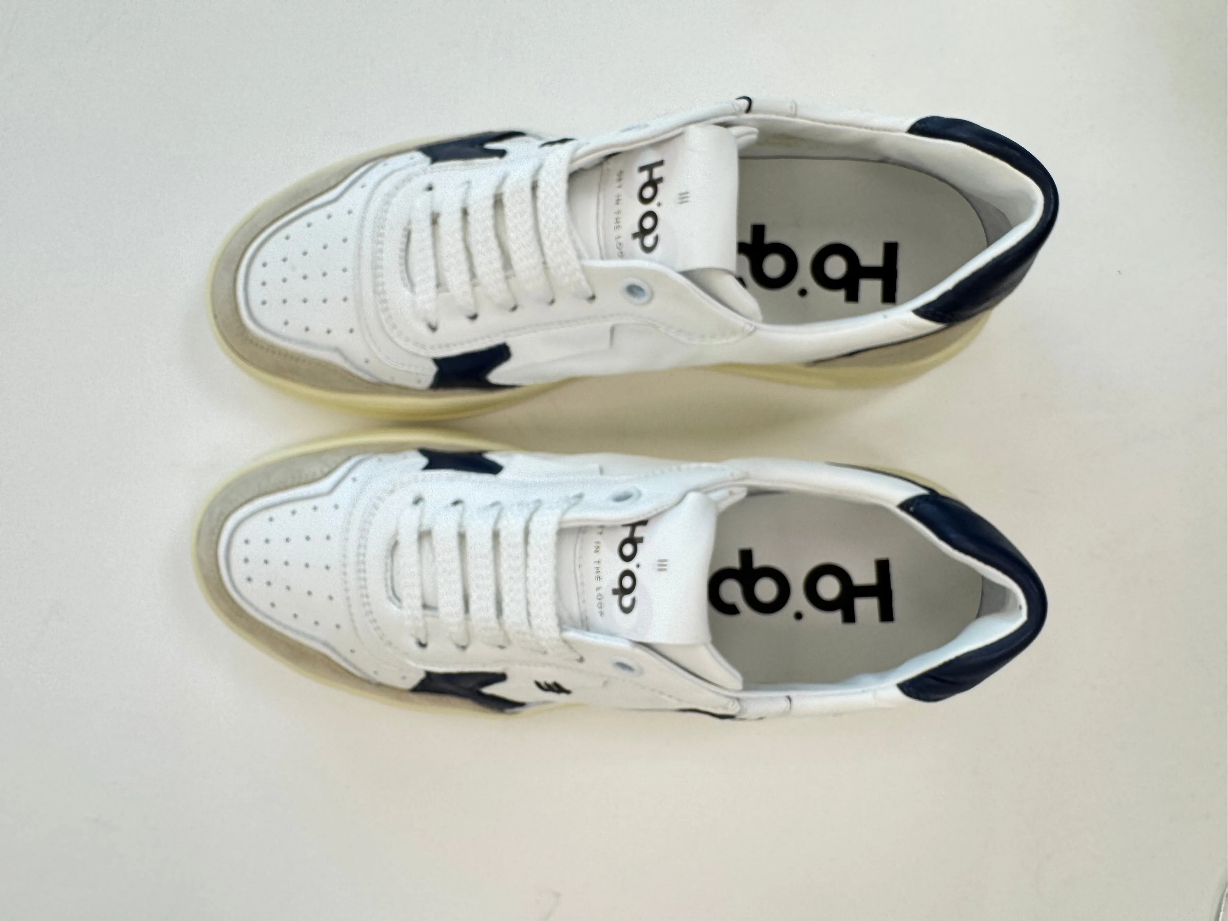 Sneaker Ho'op White Blu Navy