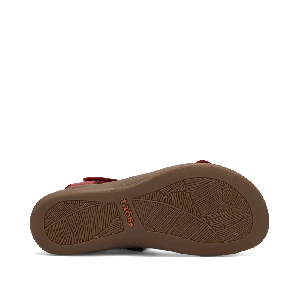 Taos Women's The Show Sandal in Red