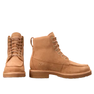 Tecovas Men's The Rugged Moc Natural WP Roughout Boots 10079NAT