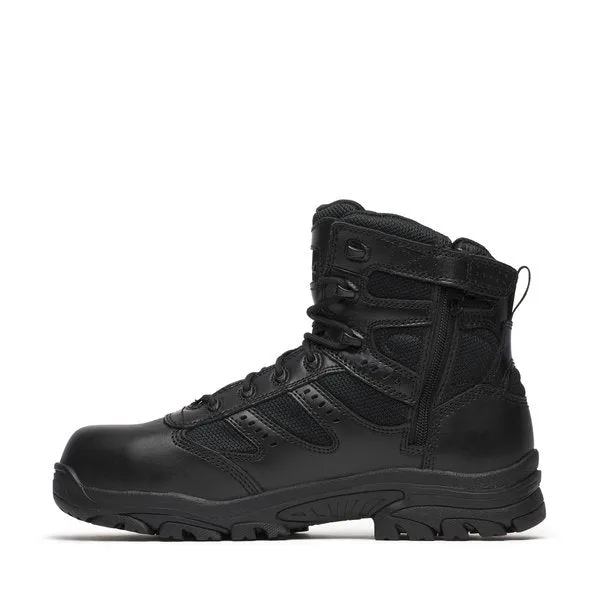 Thorogood 6" Deuce Black Waterproof Round Comp Toe Tactical Side-Zip Work Boot