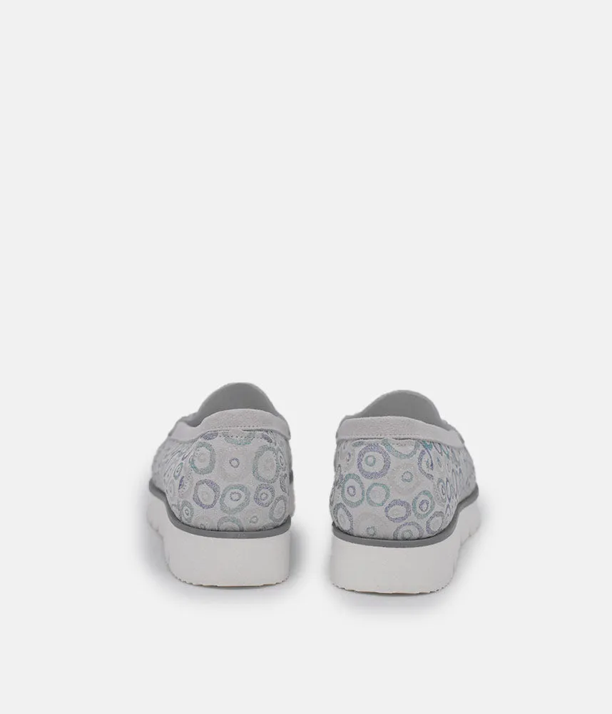 Vittoria Mengoni Gorgeous Grey Circle Loafers