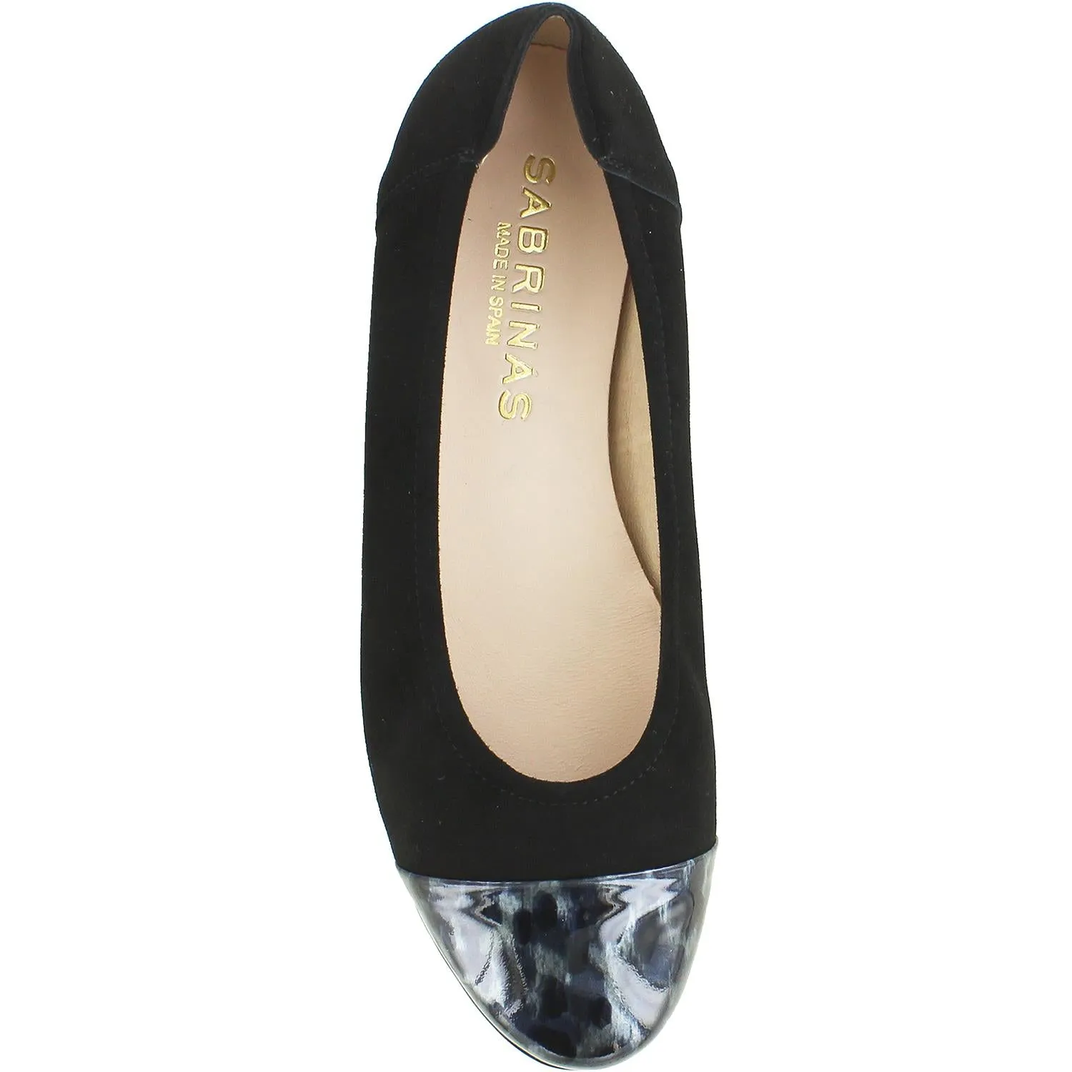 Women's Sabrinas Kyoto 77002 Black Suede/Blue Tortoise